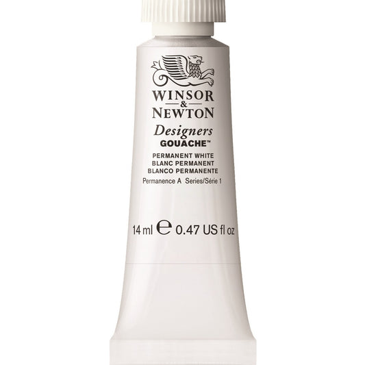 Winsor & Newton - Designers Gouache 14Ml Perm White Uv 3