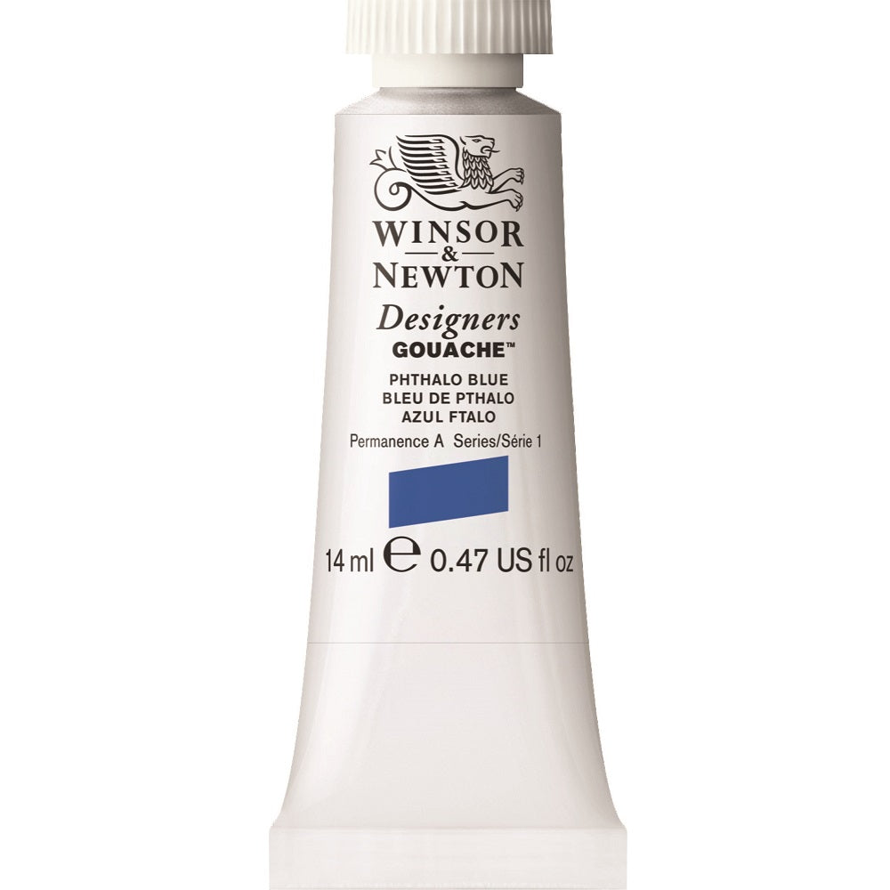 Winsor & Newton - Designers Gouache 14Ml Phthalo Blue Uv 3