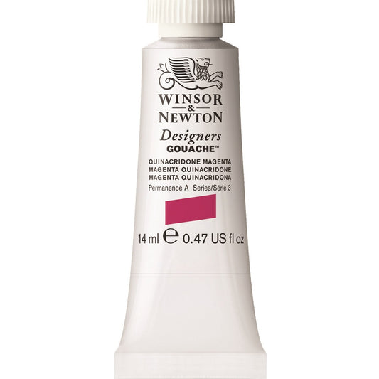 Winsor & Newton - Designers Gouache14Ml Magenta Quin Uv 3