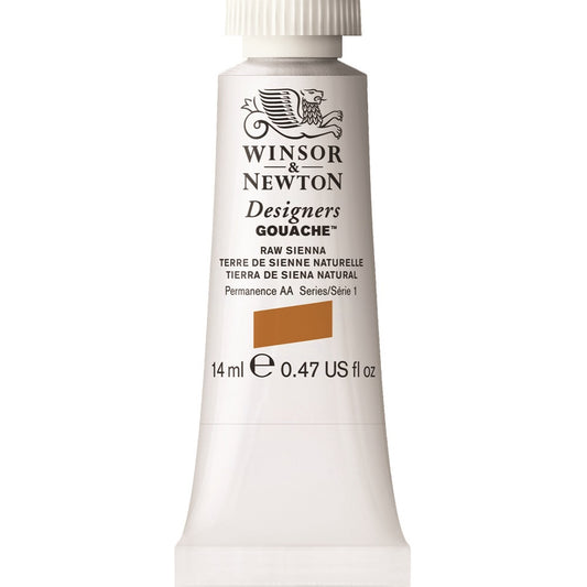 Winsor & Newton - Designers Gouache 14Ml Raw Sienna Uv 3