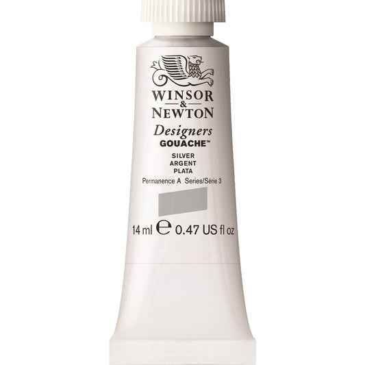 Winsor & Newton - Designers Gouache 14Ml Silver Uv 3