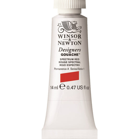 Winsor & Newton - Designers Gouache 14Ml Spectrum Red Uv 3