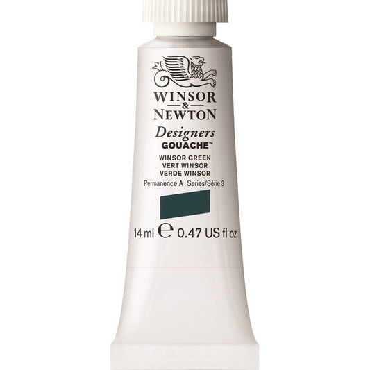Winsor & Newton - Designers Gouache 14Ml Winsor Green Uv 3