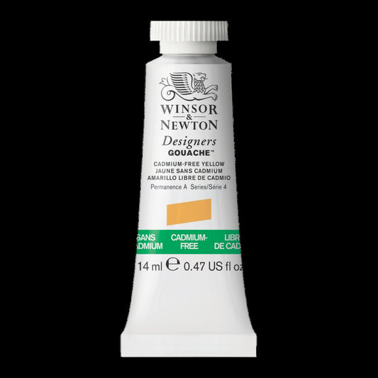 Winsor & Newton - Designers Gouache 14Ml Cadmium-Free Yellow Uv 3