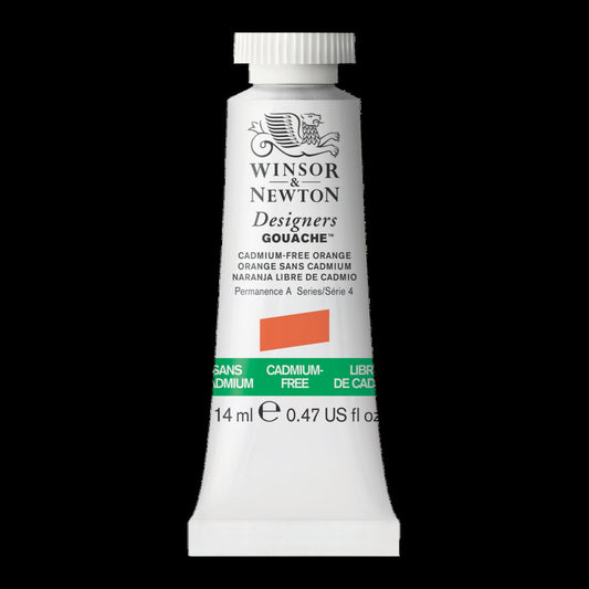 Winsor & Newton - Designers Gouache 14Ml Cadmium-Free Orange Uv 3