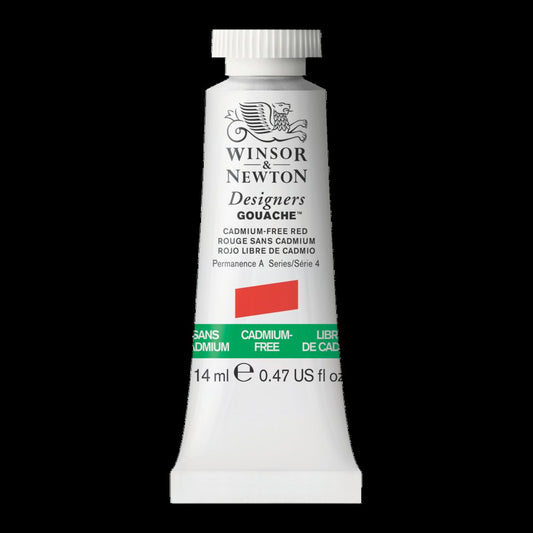 Winsor & Newton - Designers Gouache 14Ml Cadmium-Free Red Uv 3