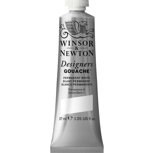 Winsor & Newton - Designers Gouache 37Ml Perm White Uv 3