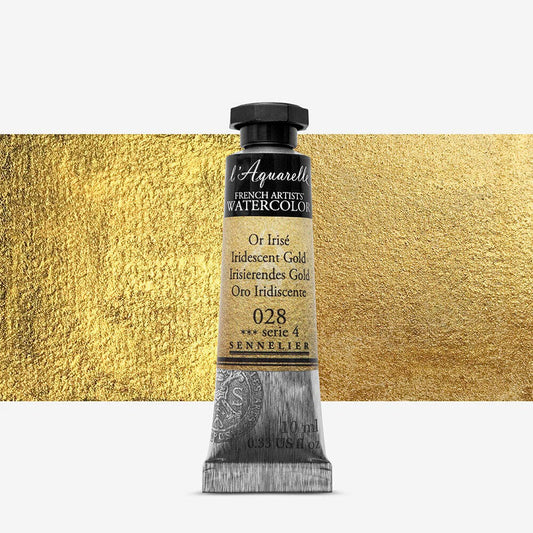 Sennelier - Aquarelle Extra Fine Tube 10Ml Or Iris√©
