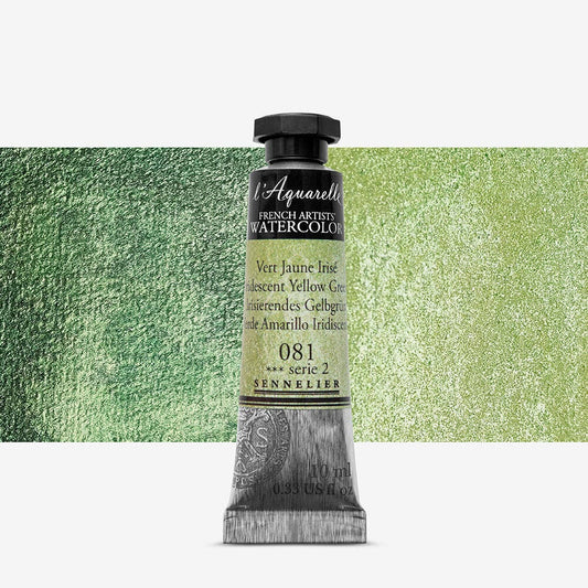 Sennelier - Aquarelle Extra Fine Tube 10Ml Vert Jaun