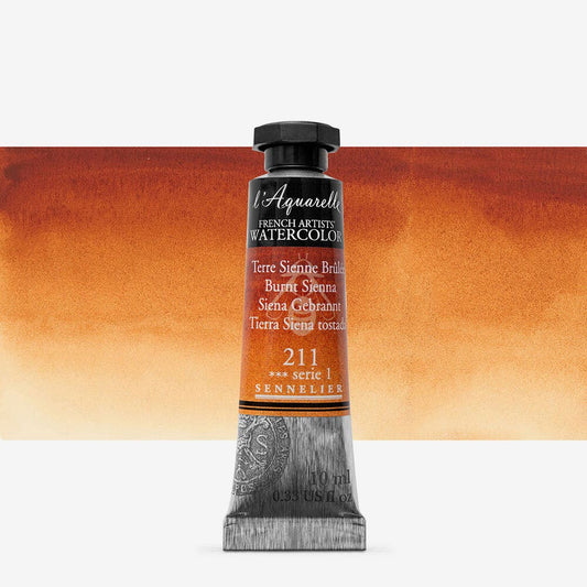 Sennelier - Aquarelle Extra Fine Tube 10Ml Terre De Sienne Br√ªl√©E S1