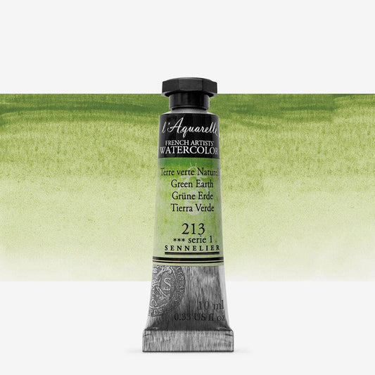 Sennelier - Aquarelle Extra Fine Tube 10Ml Terre Verte Naturelle S1