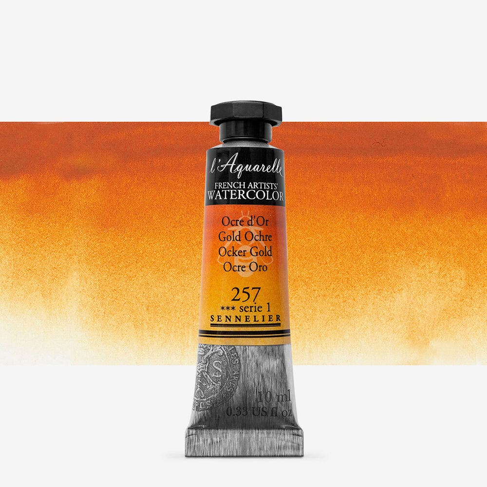 Sennelier - Aquarelle Extra Fine Tube 10Ml Ocre D'Or S1