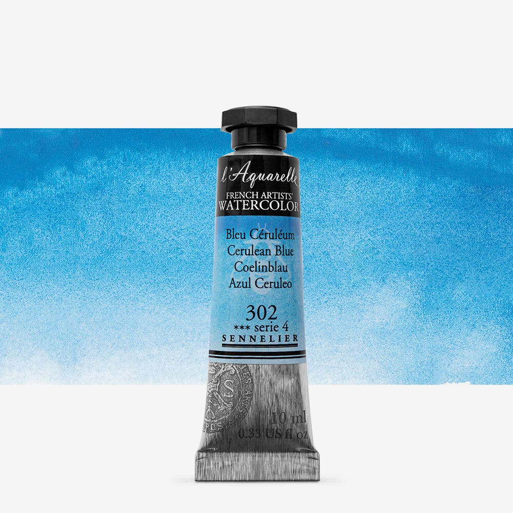 Sennelier - Aquarelle Extra Fine Tube 10Ml Bleu C√©Rul√©Um S4