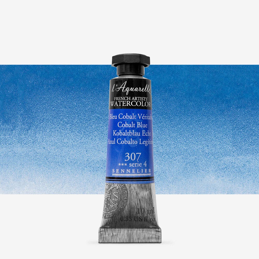 Sennelier - Aquarelle Extra Fine Tube 10Ml Bleu Cobalt V√©Ritable S4