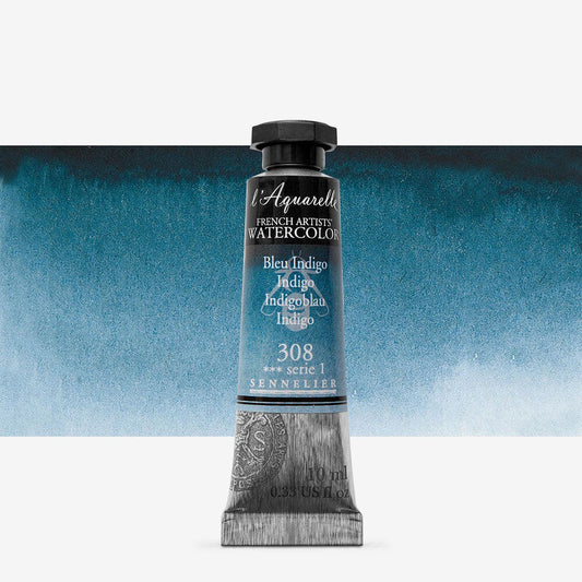 Sennelier - Aquarelle Extra Fine Tube 10Ml Bleu Indigo S1