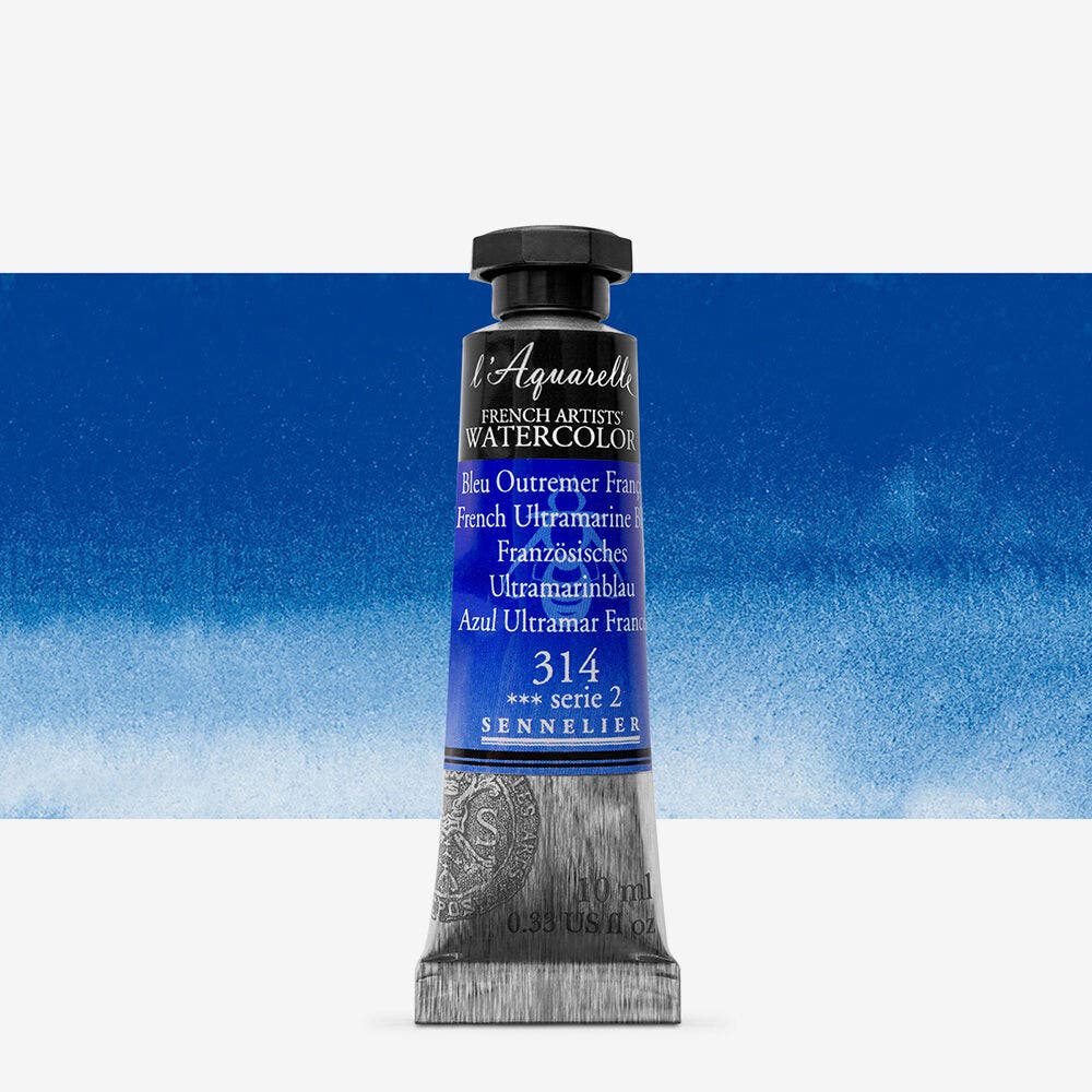 Sennelier - Aquarelle Extra Fine Tube 10Ml Bleu Outremer Fran√ßais S2