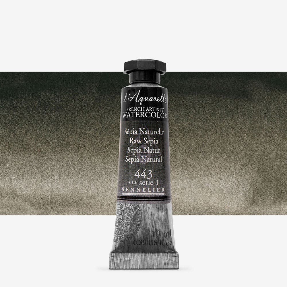 Sennelier - Aquarelle Extra Fine Tube 10Ml S√©Pia Naturelle S1