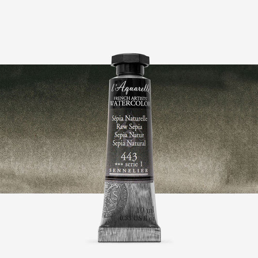 Sennelier - Aquarelle Extra Fine Tube 10Ml S√©Pia Naturelle S1