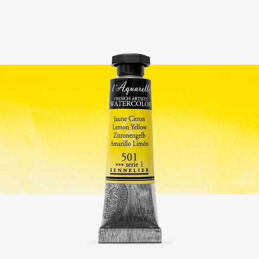 Sennelier - Aquarelle Extra Fine Tube 10Ml Jaune Citron S1