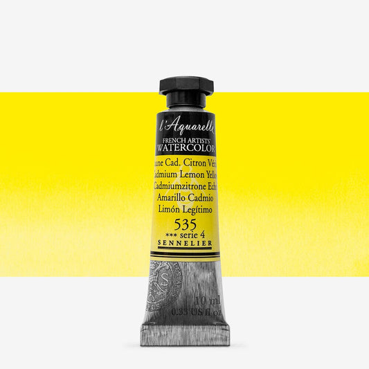 Sennelier - Aquarelle Extra Fine Tube 10Ml Jaune Cadmium Citron V√©Ritable S4