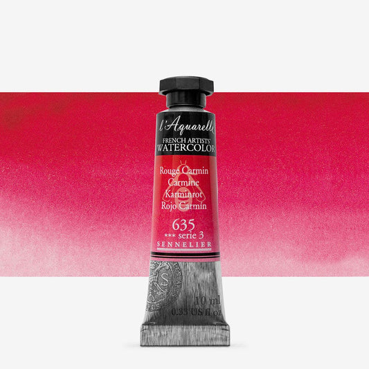 Sennelier - Aquarelle Extra Fine Tube 10Ml Rouge Carmin S3