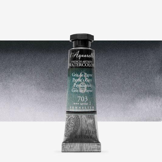 Sennelier - Aquarelle Extra Fine Tube 10Ml Gris De Payne S1