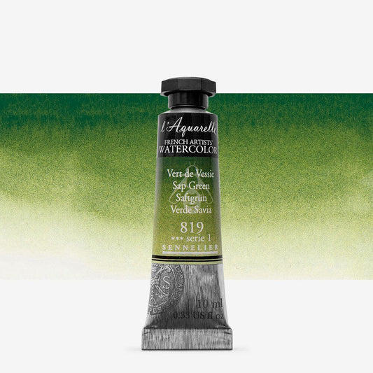 Sennelier - Aquarelle Extra Fine Tube 10Ml Vert De Vessie S1