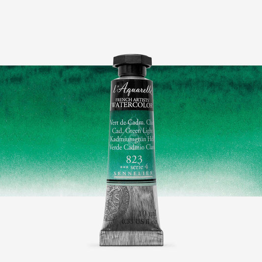 Sennelier - Aquarelle Extra Fine Tube 10Ml Vert De Cadmium Clair V√©Ritable S4