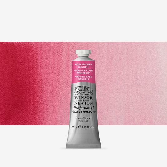Winsor & Newton - Professional Watercolour 37Ml Rose Mad Gen, Row Uv 3