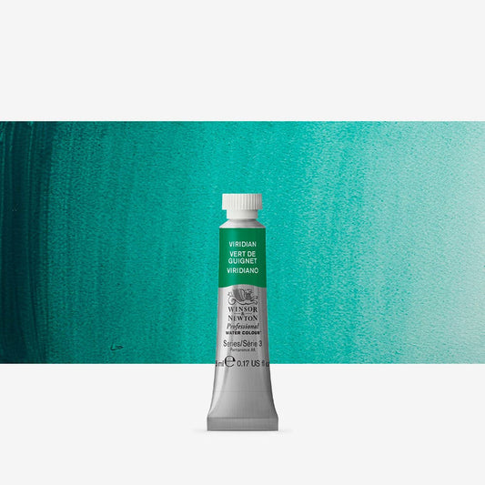 Winsor & Newton - Professional Watercolour 5Ml Viridian Uv 3